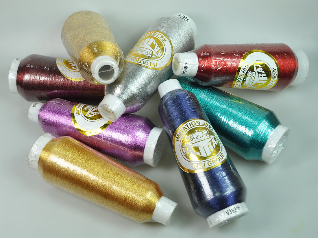 VISCOSE YARN:150GRM (RAJ/IMITATION JARI)
