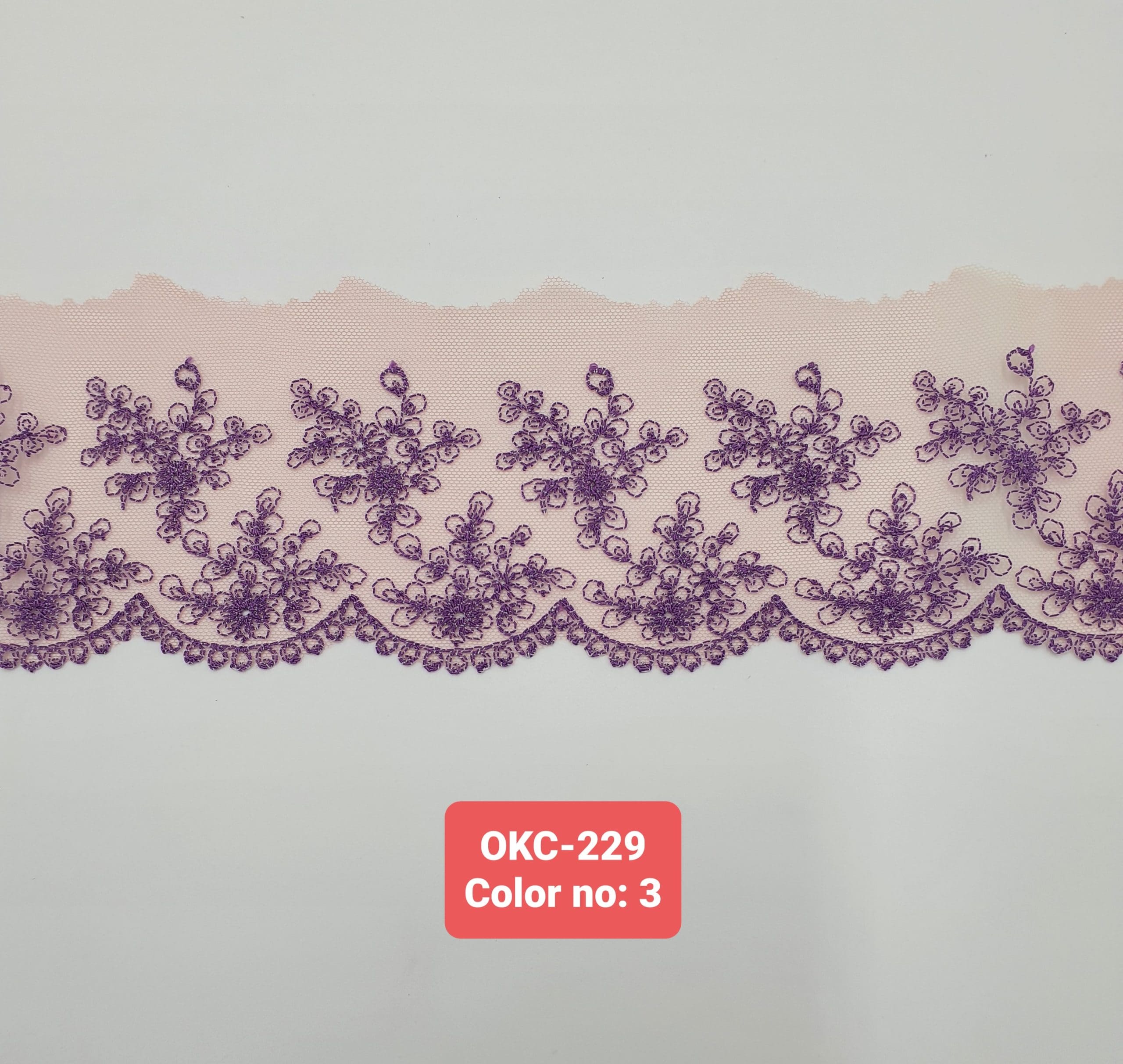 TULLE EMB.LACE (OKC-229)
