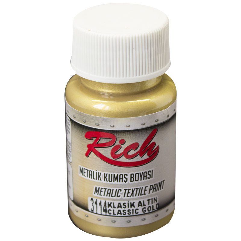 METALIC TEXTILE PAINT-50CC (METALIC TEXTILE/50)