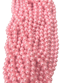 Plastic Round Beads – 10 mm, 30 in strand (KM/10MM-PX30)