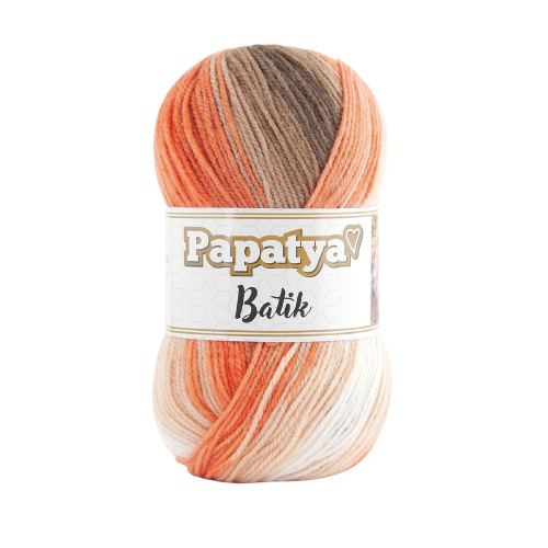 ACR.YARN:5BLx100GM (PAPATYA/BATIK)
