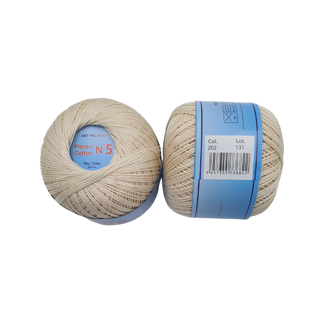 COT.KNIT YARN:50GRx4 (200GRM) (PEARL COTTON-5)