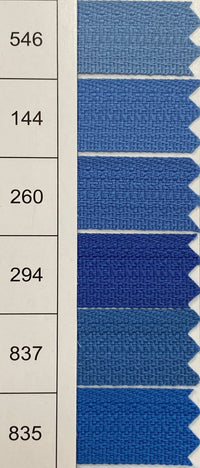 YKK Invisible Zippers – Pack of 10 (CHC-36/50CM-10PC)