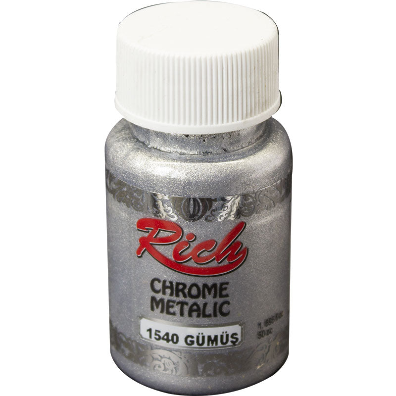 METALIC PAINTS:50CC (CHROME METALIC-50CC)