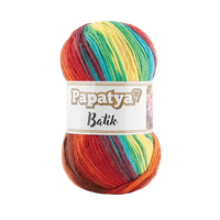 Papatya Batik Acrylic Yarn – 100 g – Pack of 5 (PAPATYA/BATIK)