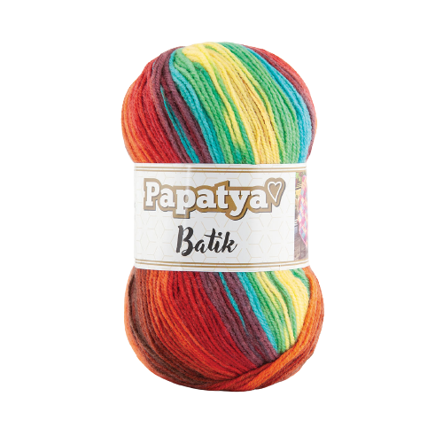 ACR.YARN:5BLx100GM (PAPATYA/BATIK)