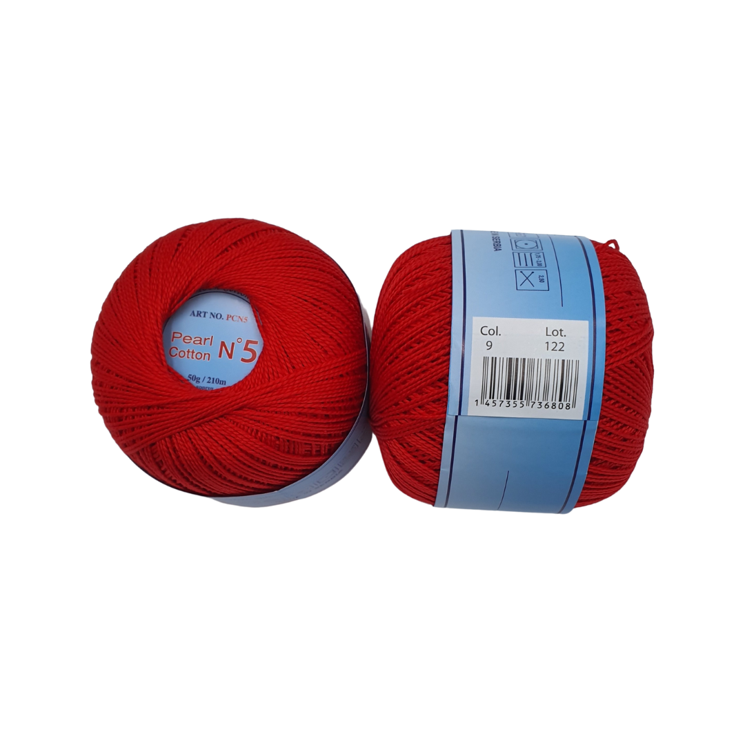 COT.KNIT YARN:50GRx4 (200GRM) (PEARL COTTON-5)