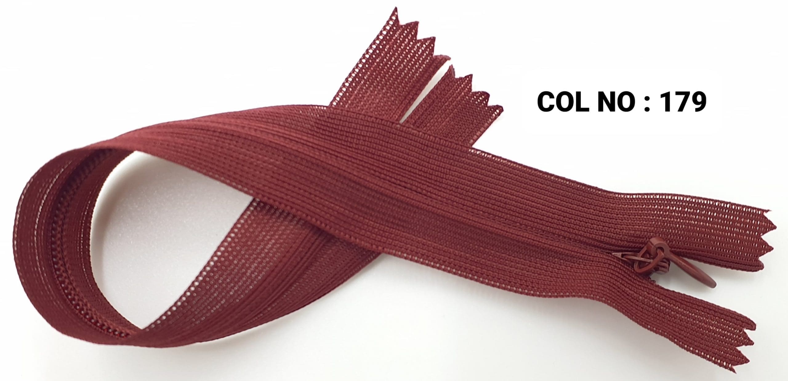 INVISIBLE ZIPPER:50PC/PKT (220321/8)