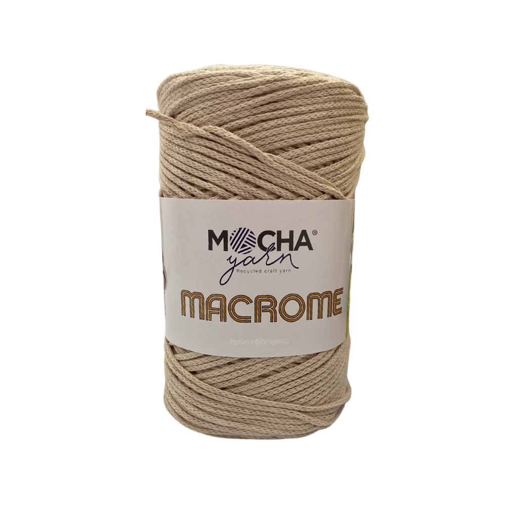 COT/POL YARN:250GR (180MTR) (MOCHA/MACROME)