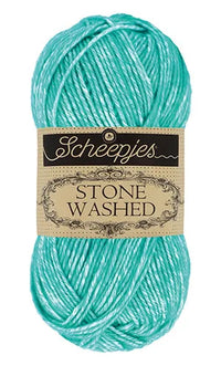 Scheepjes Stone Washed Cotton/Acrylic Yarn — 50 g × 5 (SCHE/STONE WASH)