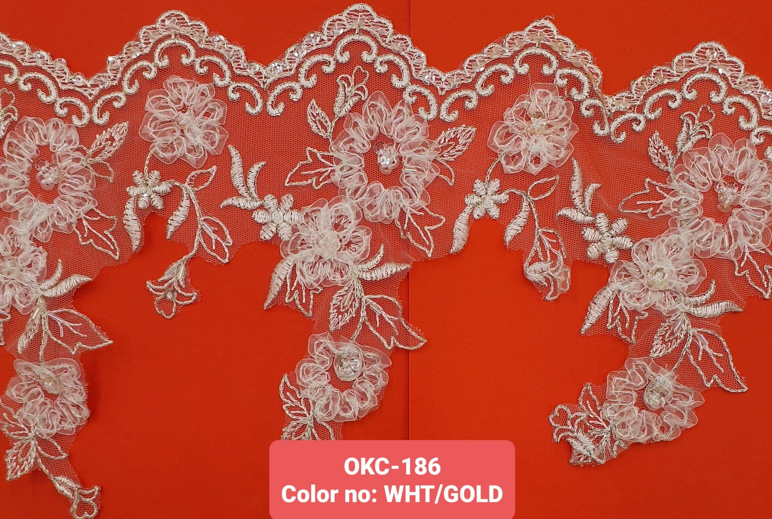 TULLE EMB.LACE (OKC-186)
