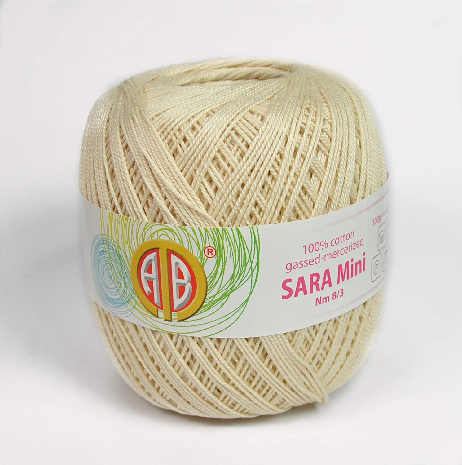 100%COT.YARN:100GRx3BL (300GRM) (SARA MINI/3)