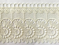 Chemical-Cut Lace Trim – 15 yd × 3-5/8 in (MA55-1074)