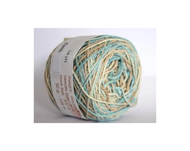 100% COT YARN:50GRx3BL (150G) (MOYA/VARIEGATE)