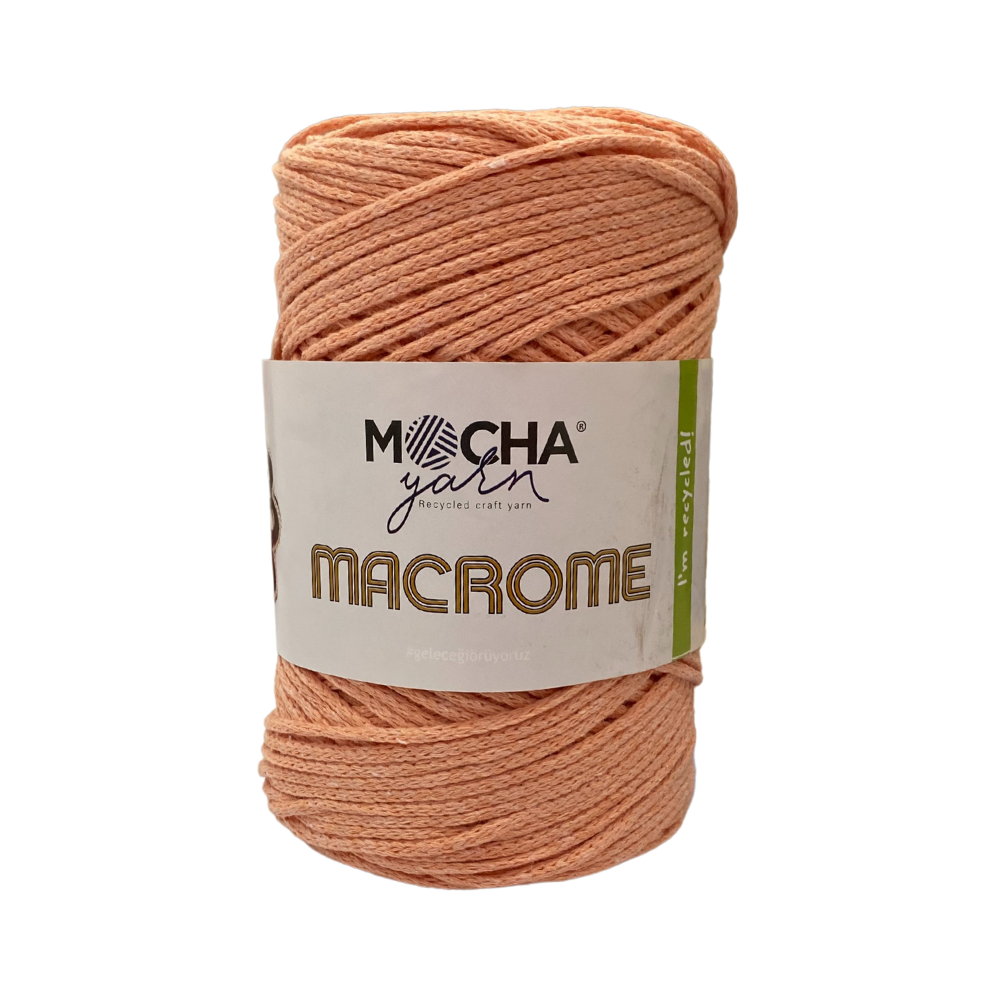 COT/POL YARN:250GR (180MTR) (MOCHA/MACROME)