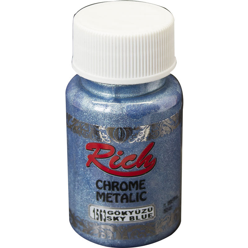 METALIC PAINTS:50CC (CHROME METALIC-50CC)