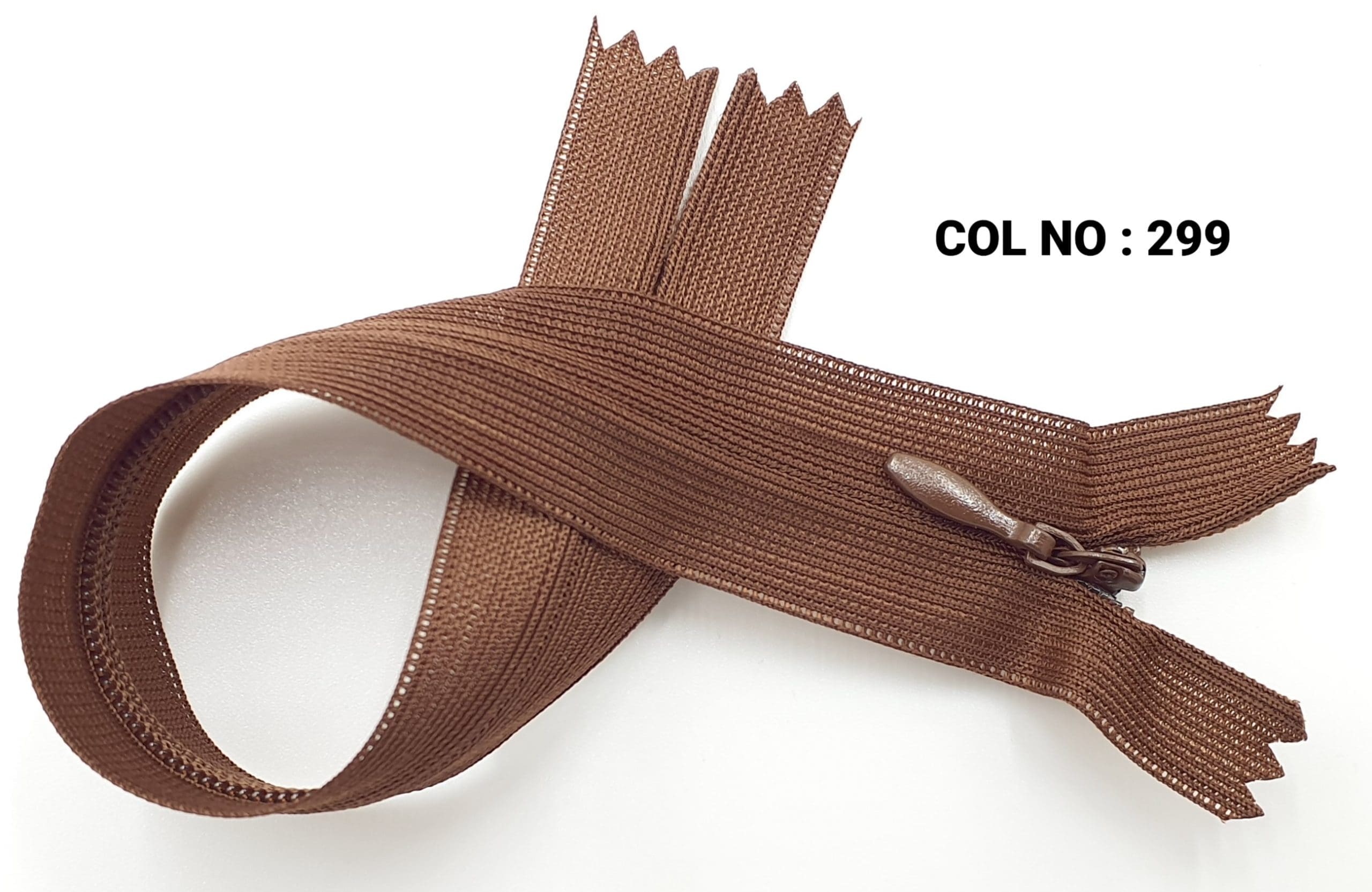 INVISIBLE ZIPPER:50PC/PKT (220321/8)