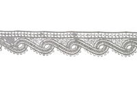 Metallic Cut Lace Trim – 2.15 in – 15 yd (MT59-1028J)