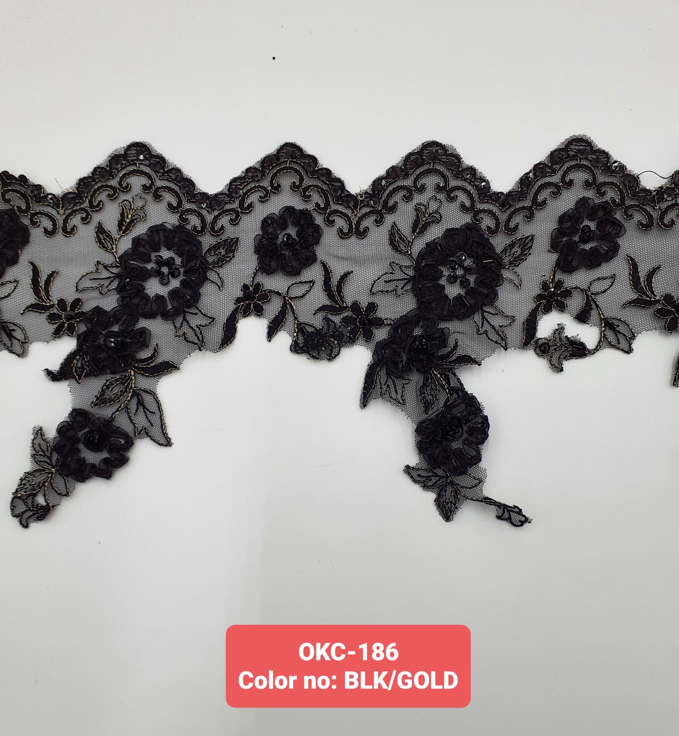 TULLE EMB.LACE (OKC-186)