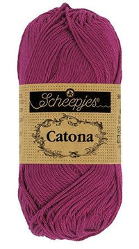 Scheepjes Catona Mercerized Cotton Yarn — 50 g × 5 (SCHE/CATONA-5PC)