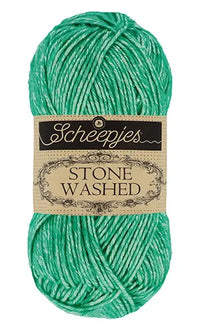 Scheepjes Stone Washed Cotton/Acrylic Yarn — 50 g × 5 (SCHE/STONE WASH)