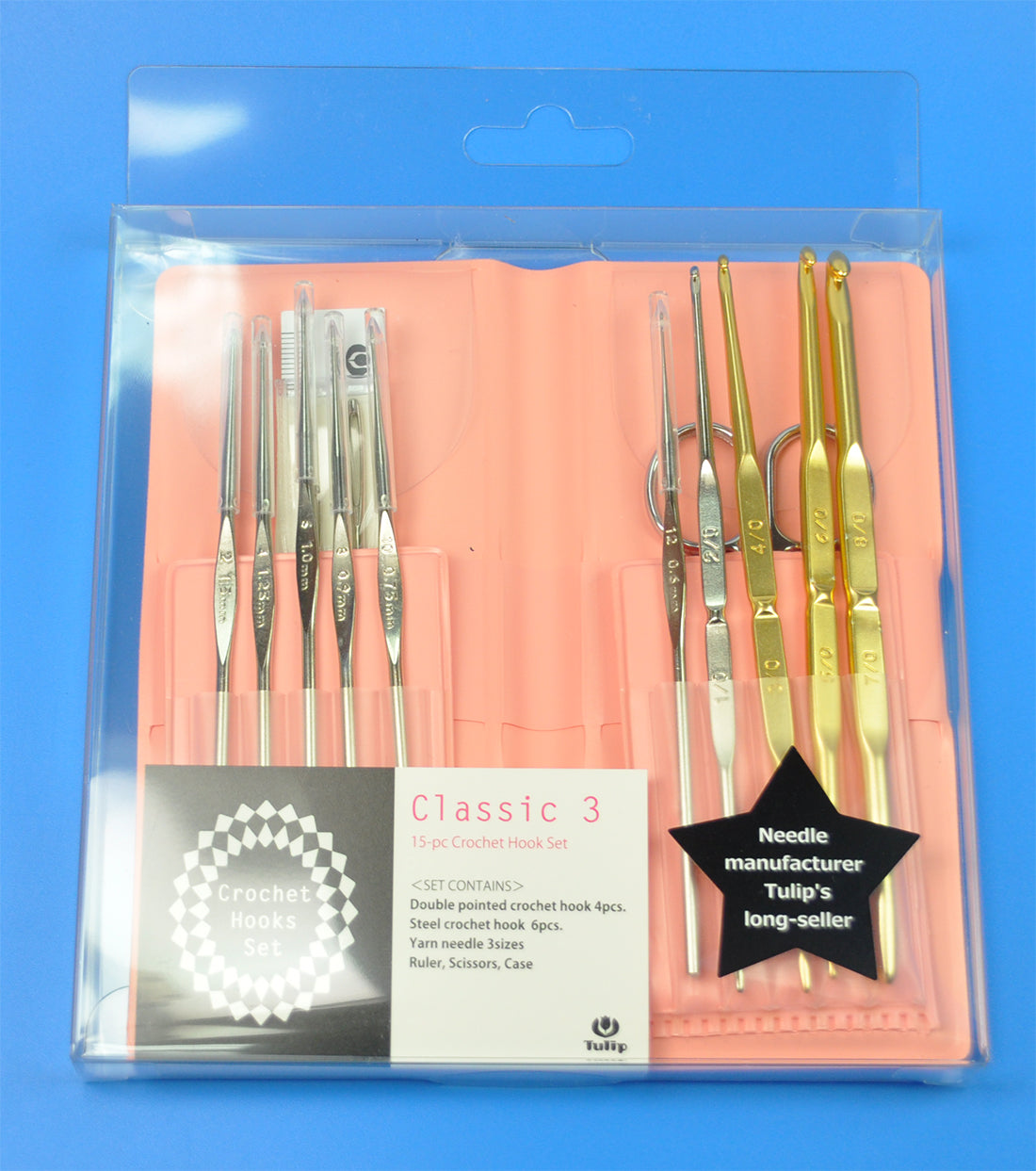 CLASSIC CROCH HOOK:15PC (TCK-003E)