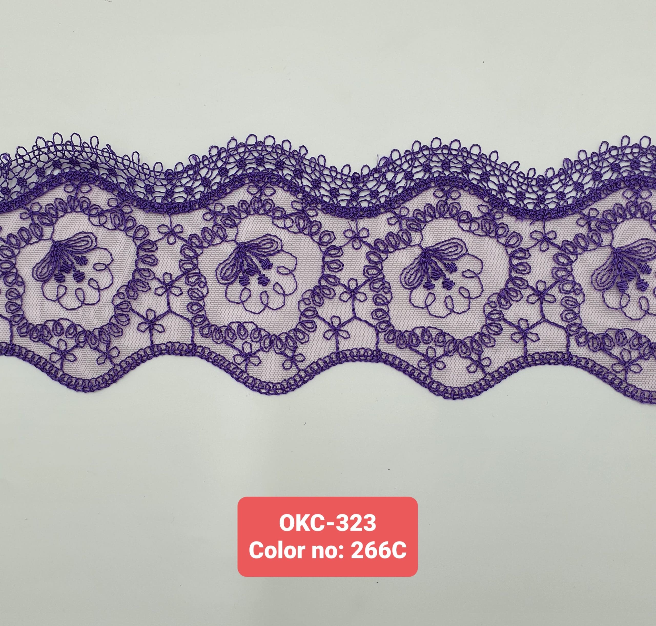 TULL EMB.LACE (OKC-323)