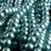 Plastic Round Beads – 6 mm, 30 in strand (KM/6MM-PX30)