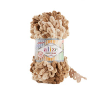 Alize Puffy Fine Color Loop Yarn – 5 x 100g (500GM) (ALIZE/PUFFY FINE-C)