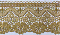 Chemical-Cut Lace Trim – 15 yd × 3-3/4 in (MA1925)