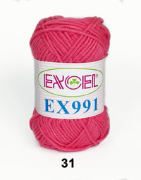 Acrylic Crochet Yarn – 40 g × 10 Balls (FY-EX991)