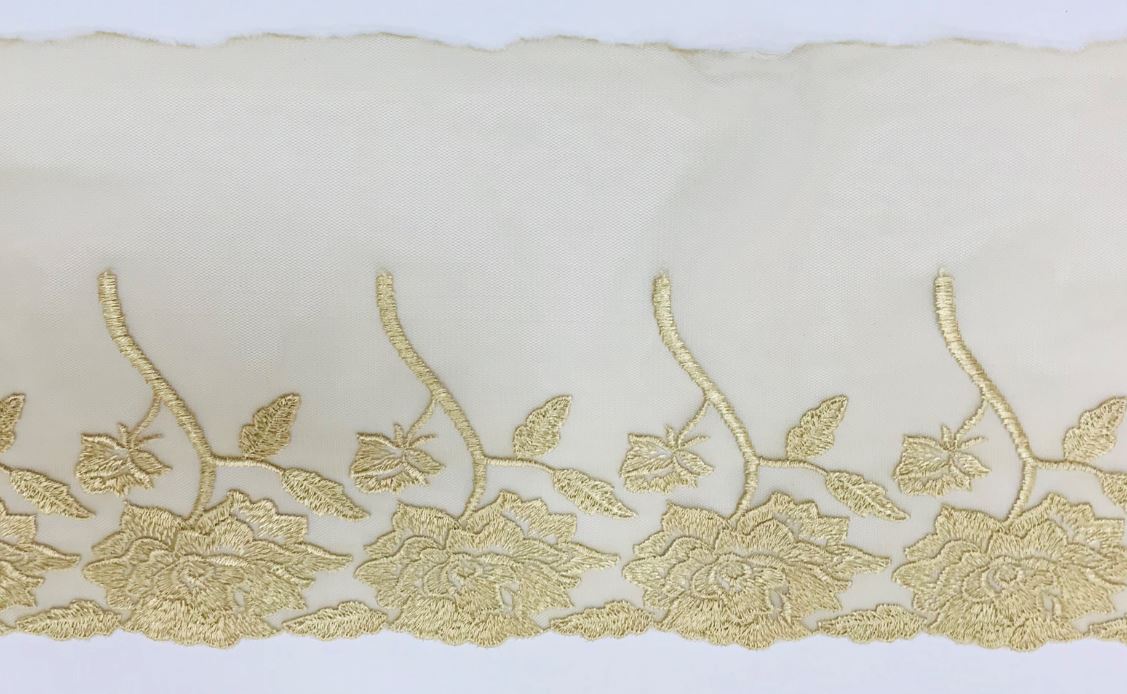 NET-CUT LACE:15Y (13.7M)18.75CM) (D-47-4023)