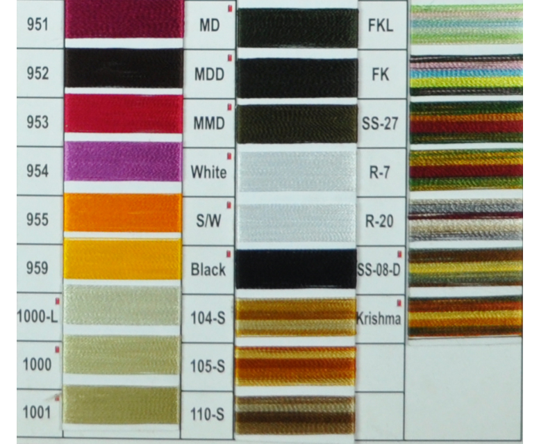 VISC.RAY.EMB THREAD:10PC (MAB-RJ)