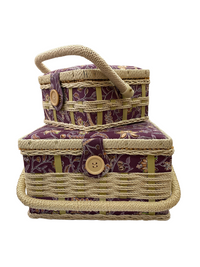 Square Sewing Boxes – Set of 2 (LY1523/2)