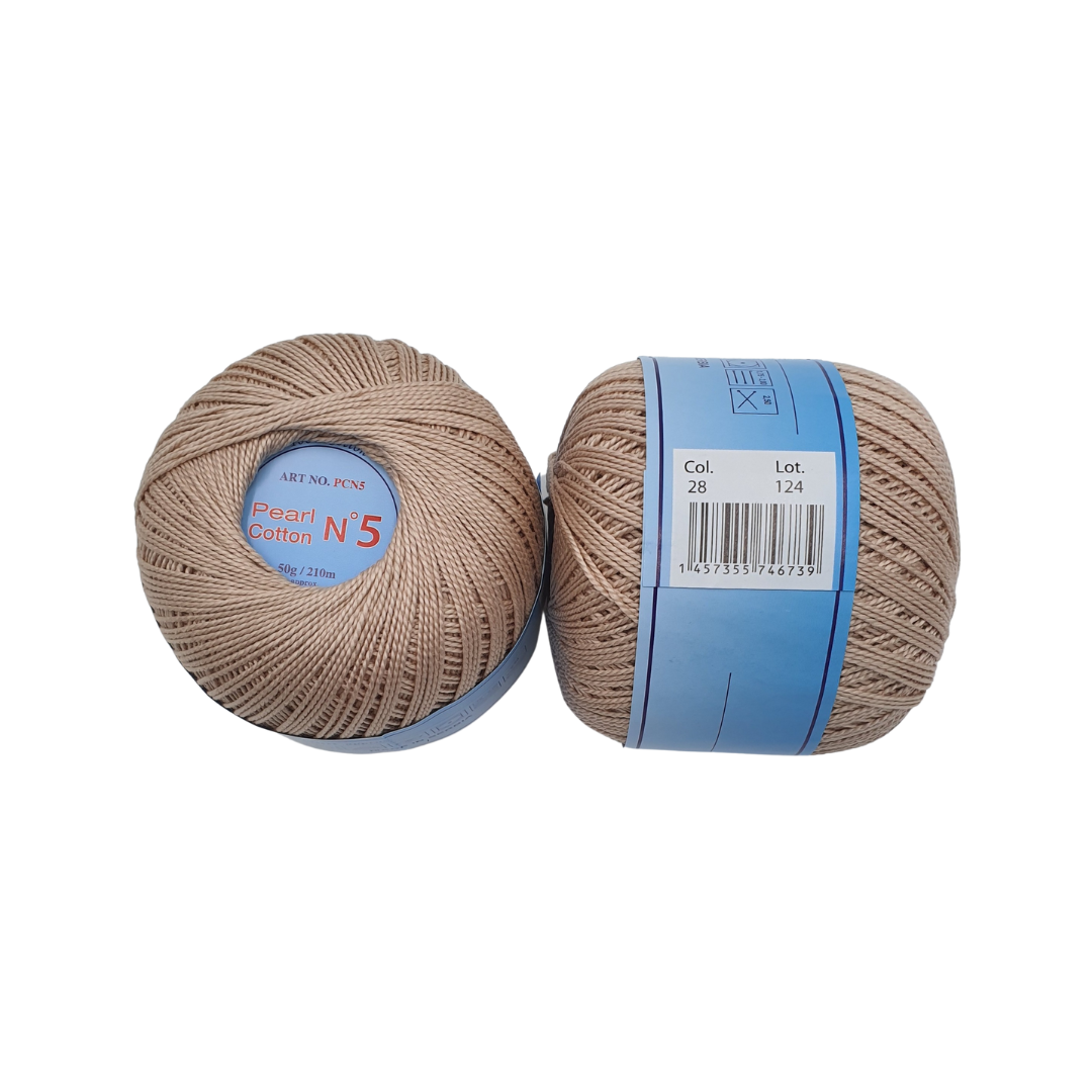 COT.KNIT YARN:50GRx4 (200GRM) (PEARL COTTON-5)