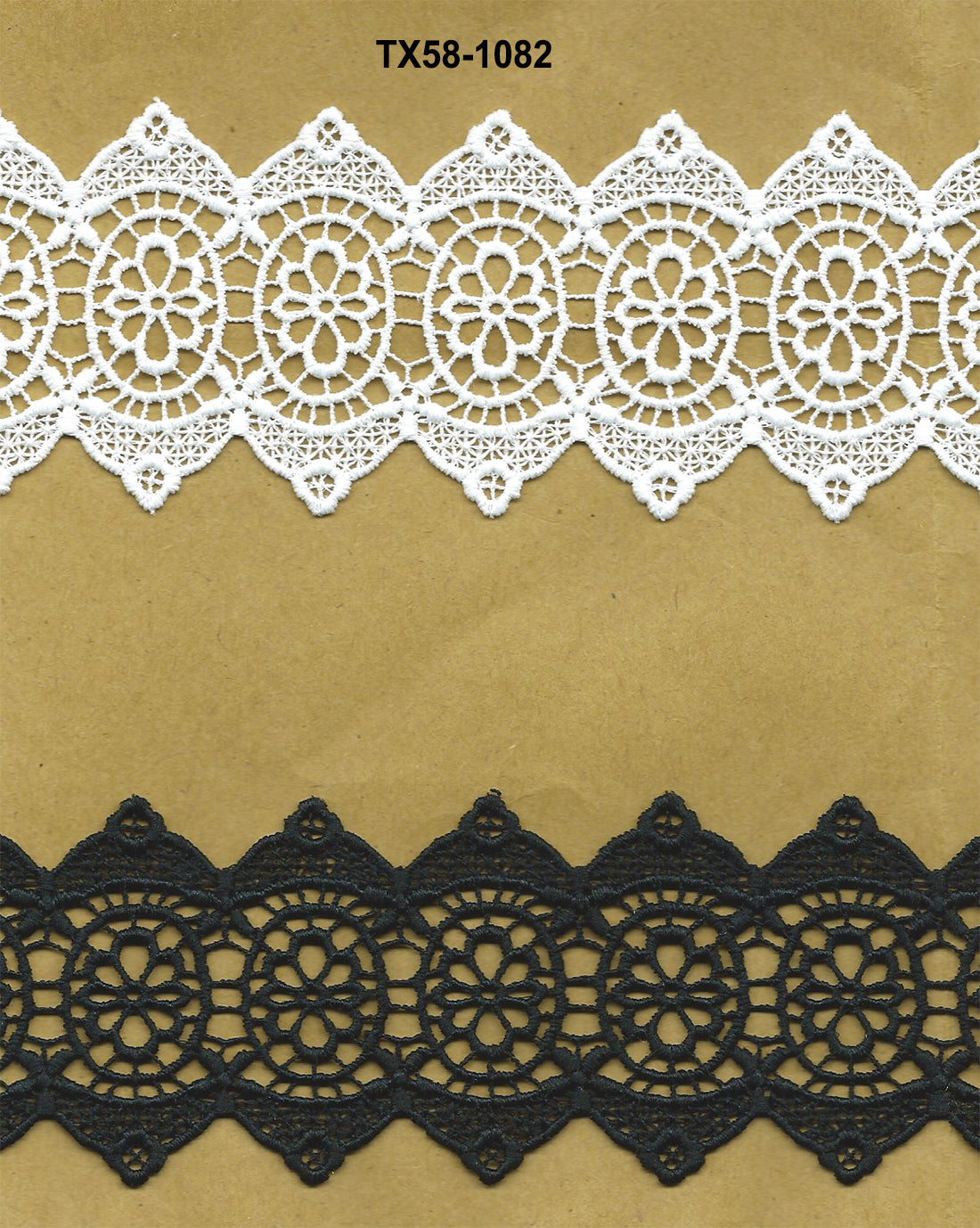 CHEM-CUT LACE W/TEX:15Y:2.5" (TX58-1082)