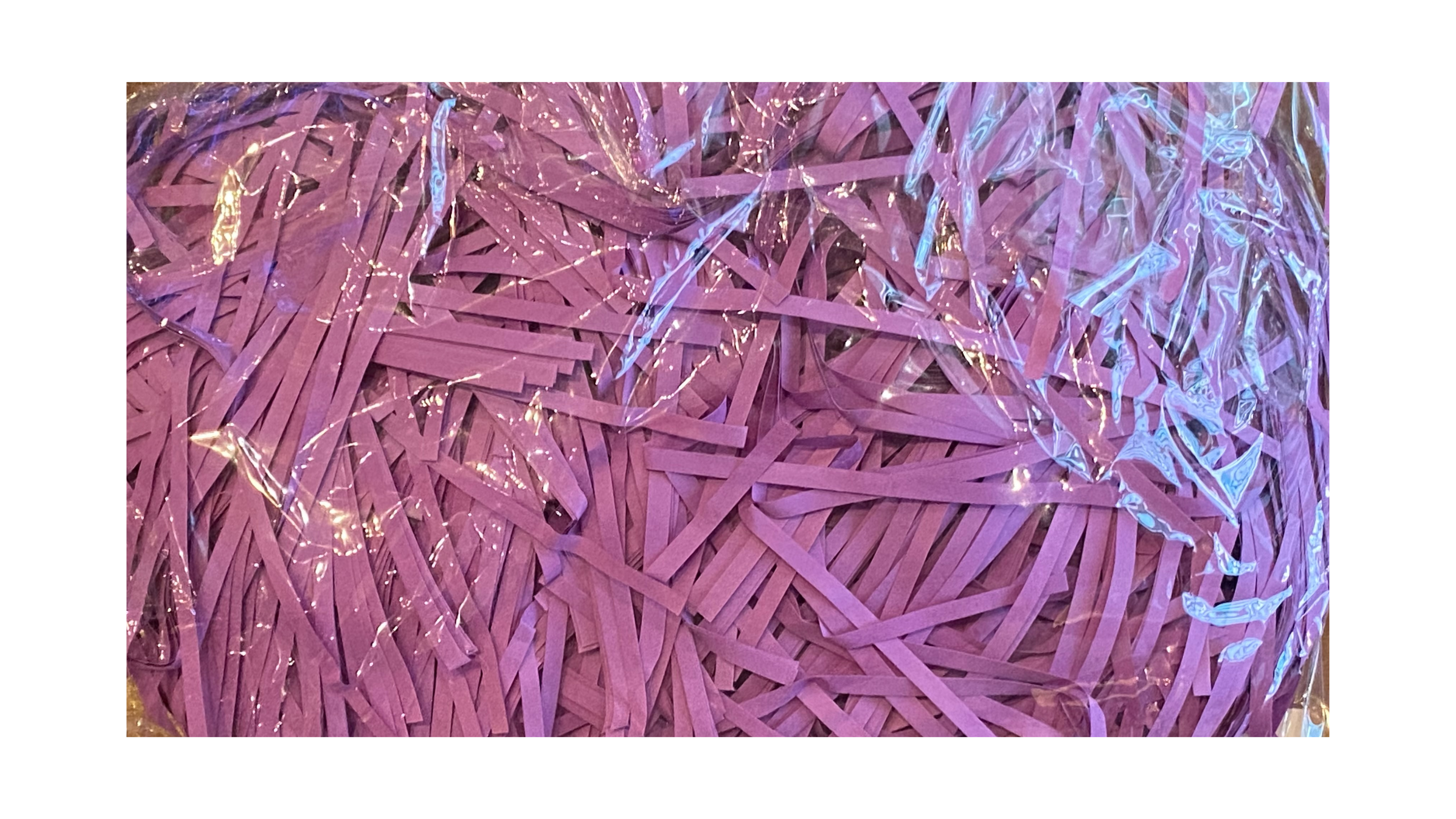 NON WOVEN SHREDDINGS:100GRM (SHREDDED PAPER)