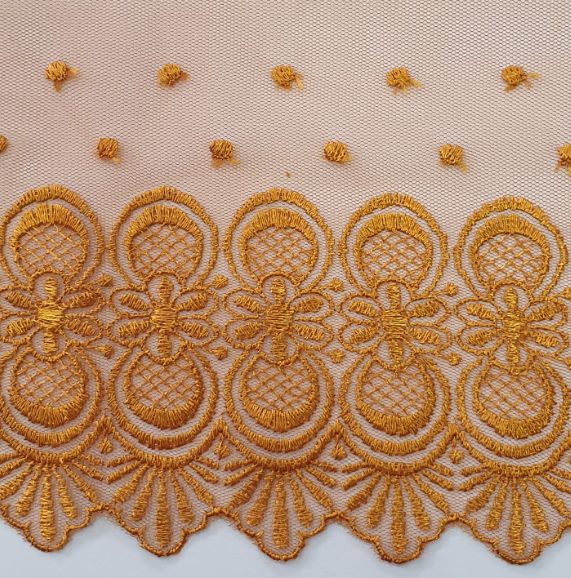 NET-CUT LACE;15Y (13.7MT):15CM) (D-49-4076)