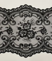 Polyester Net Cut Lace with Texture, 6.25 in x 15 yd (TX58-4191)