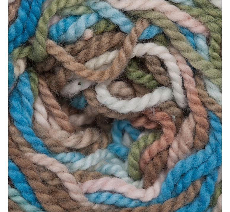 100% COT YARN:50GRx3BL (150G) (MOYA/VARIEGATE)