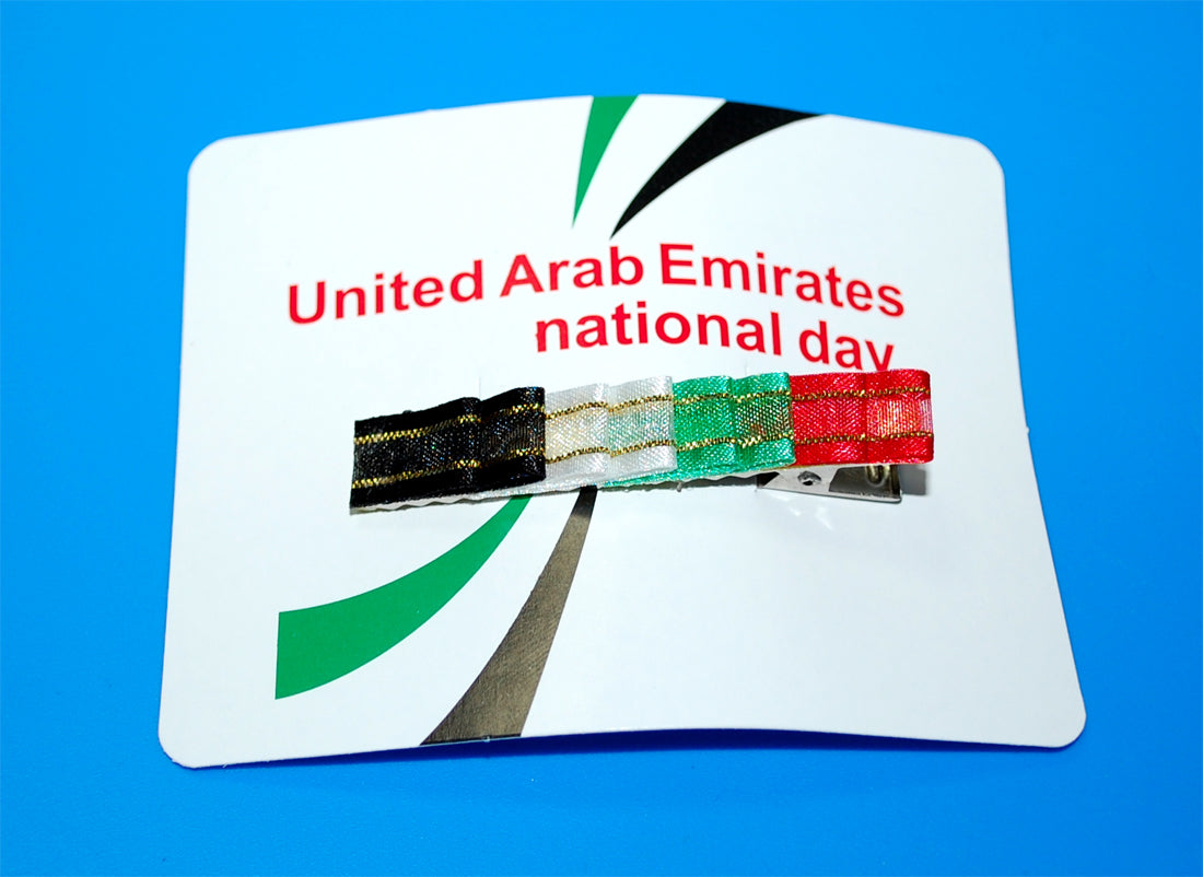 HAIR ORNAMENT:UAE FLAG DESIGN (SCRP0073/UAE)
