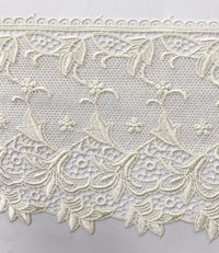 Chemical-Cut Lace Trim – 15 yd × 6-1/2 in (MA44-1126)