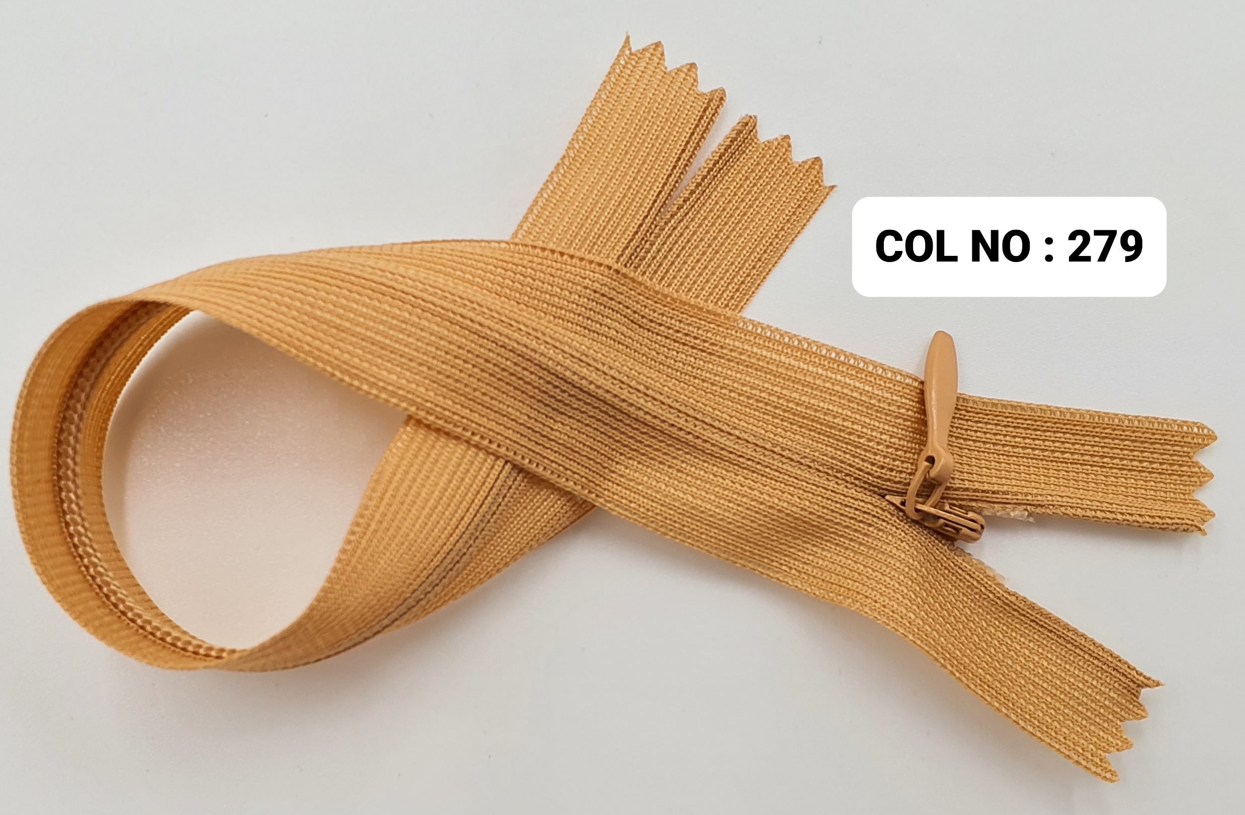 INVISIBLE ZIPPER:50PC/PKT (220321/8)