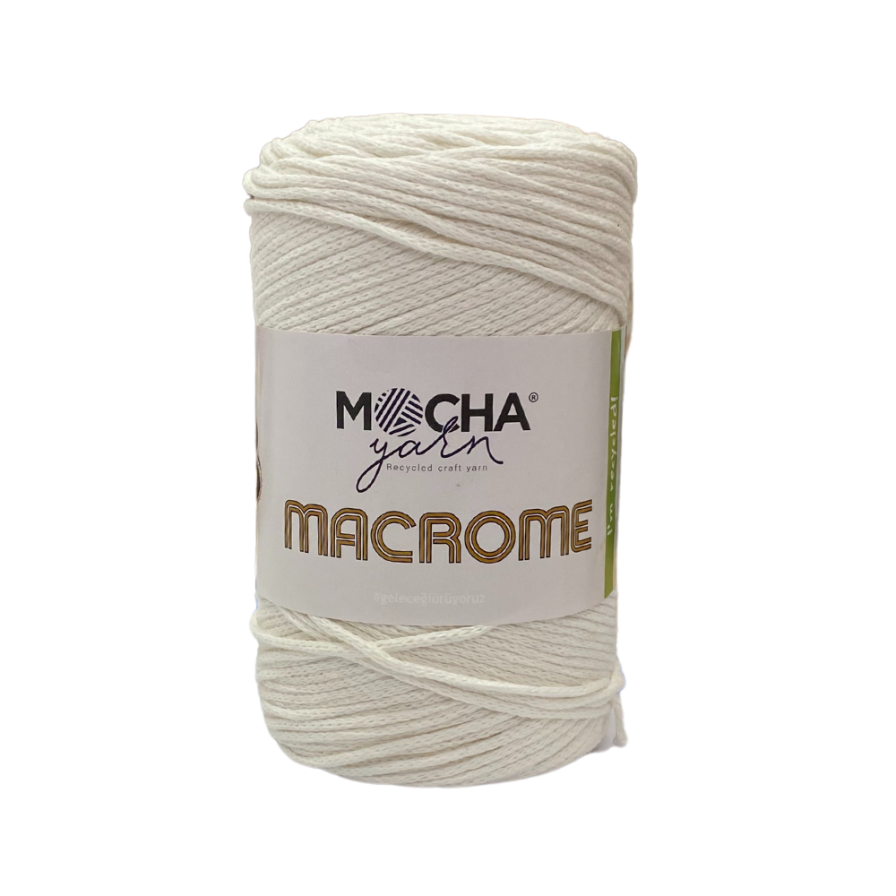 COT/POL YARN:250GR (180MTR) (MOCHA/MACROME)