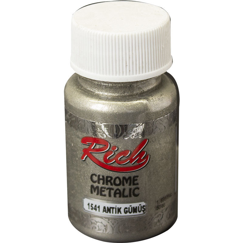 METALIC PAINTS:50CC (CHROME METALIC-50CC)