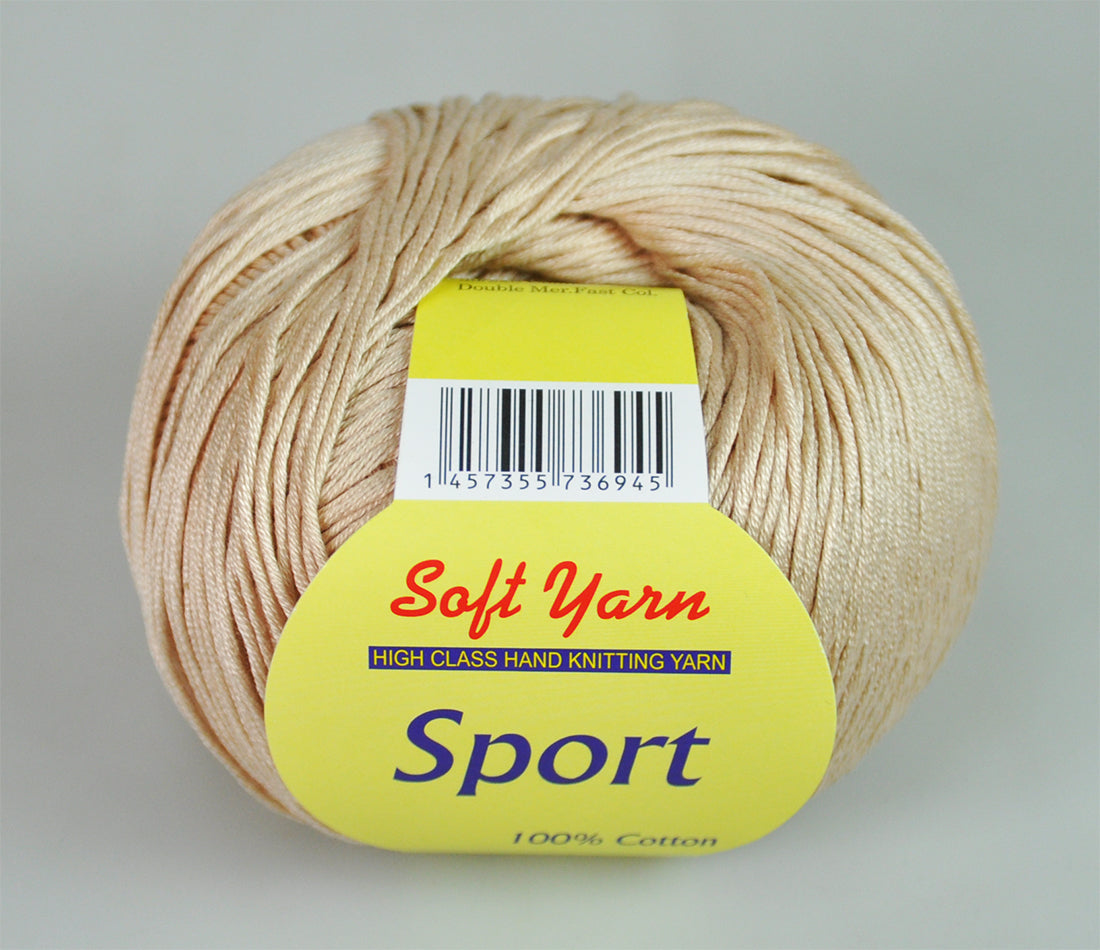 COT.YARN:50GRx5 (250GRM) (SPORT COTTON)
