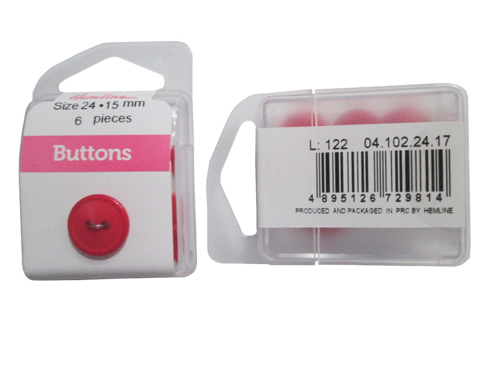 NYL.RD.BUTTON:3CRD*6PC (BOX/04.102.24.17)