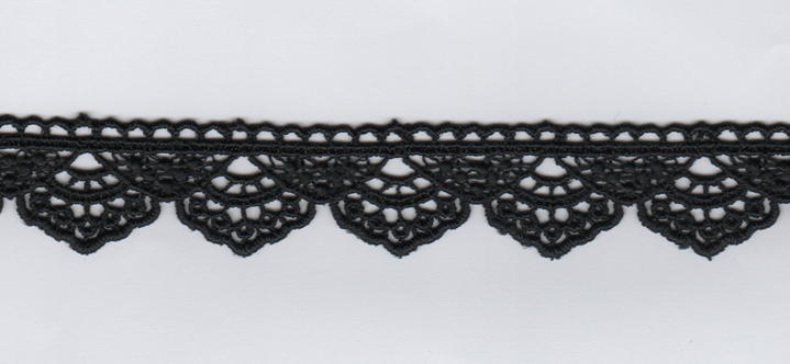 CH.LACE W/TEX::13.7MT:2.55CM (TX60-1051)