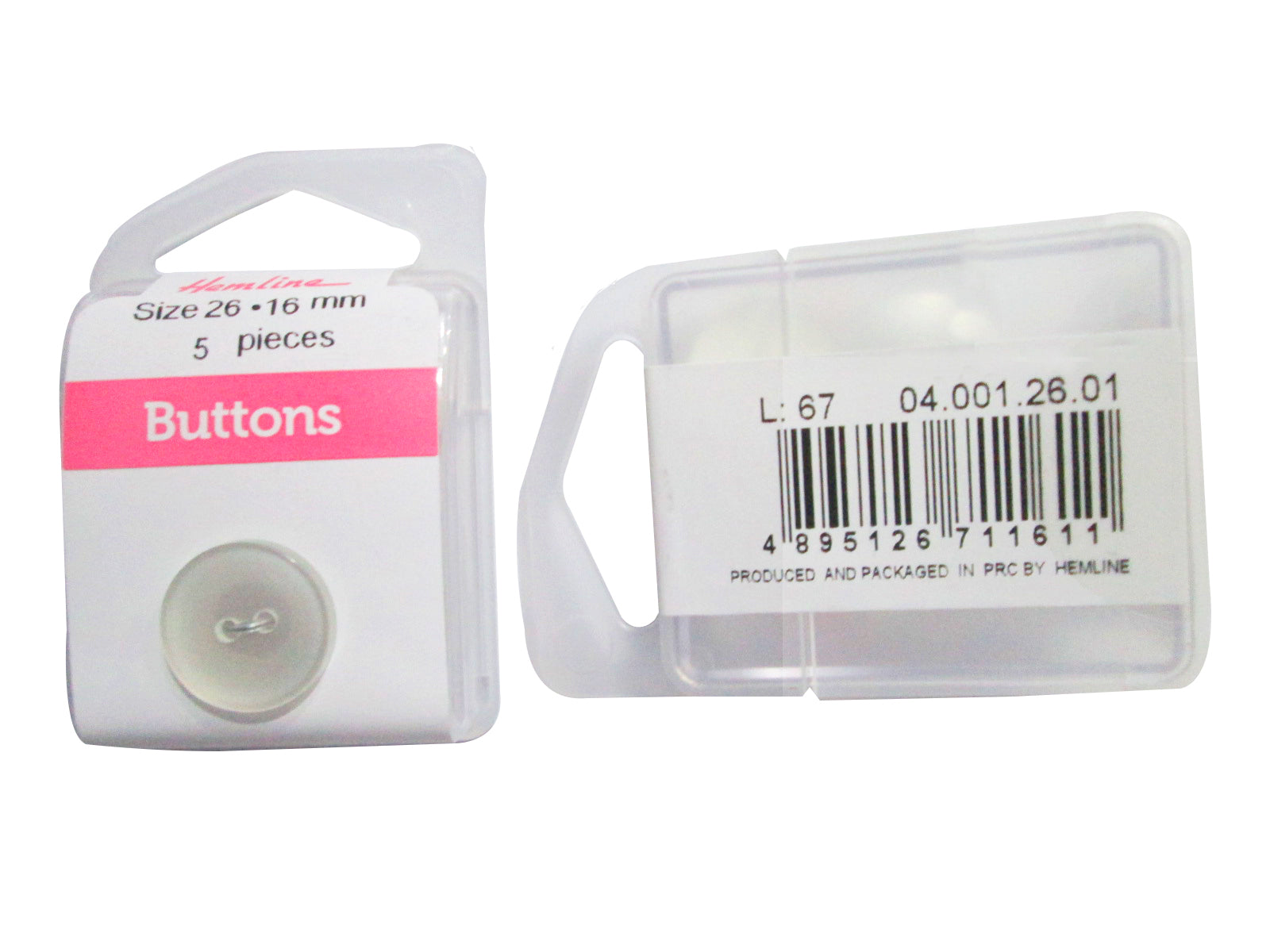 BACKER BUTTON#26(3CRD)5pc/crd (BOX/04.001.26.01)