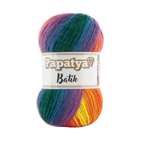 ACR.YARN:5BLx100GM (PAPATYA/BATIK)